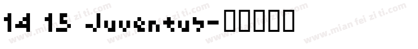 14 15 Juventus字体转换